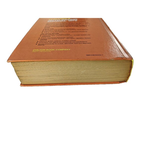 1979 Chilton's Auto Repair Manual covers 1972-1979 American AMC Chrysler Ford GM - Picture 5 of 12